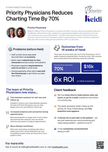 Priority Physicians Case Study